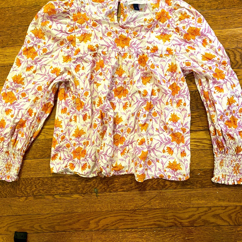 5 for $25 Universal Thread floral pink shirt
